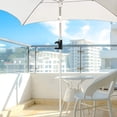 thumbnail image 5 of ShenMo 1pcs Parasol Holder Balcony Railing Parasol Holder Balcony Clamp Bracket For Table Parasol Accessories Fixing For Balcony, Terrace Or Table - Balcony-Parasols With Pole Up To Ø 19-38 Mm, 5 of 5