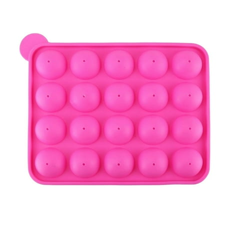 

Thinsont 20 Holes with Rod Silicone Lollipop Chocolates Mould DIY Cake Biscuits Baking Mould Kitchen Tools