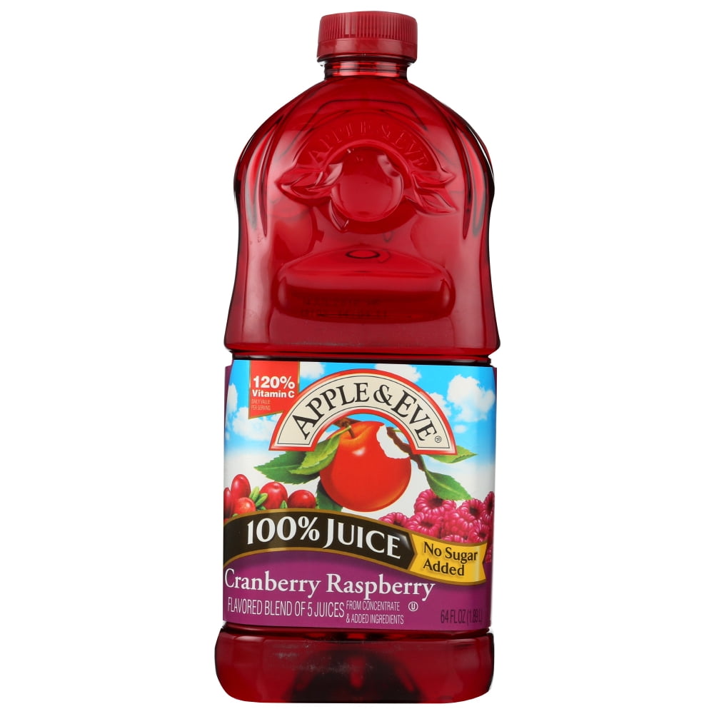 Apple & Eve 100 Cranberry Raspberry Juice, 64 Fl. Oz.