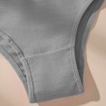 thumbnail image 4 of Lunuaoe Women's "LOVE" Waistband Cotton Briefs, Sporty Triangle Panties, Breathable Mid-Low Waist Underwear, 4 of 8