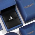 thumbnail image 4 of Gem Stone King 10K White Gold IGI Certified Engagement Ring | 1.20 Cttw | Center 1 Ct Marquise Cut | F-G Color | VS Clarity | Wedding Engagement Anniversary Promise Ring for Women | Size 8, 4 of 6