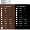 thumbnail image 6 of X-Protector Felt Furniture Pads - 235 Pcs Brown & Black - Felt Pads for Furniture Feet - Protect Hard Floors, 6 of 7