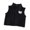 Black, variant on Coerni Boys Girls Polar Fleece Vest Full Zip Stand Collar Sleeveless Jacket Cute Bear Embroidery Fall Winter Cozy Soft Outerwear Layering