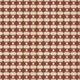 thumbnail image 1 of Ahgly Company Tapis d'Intérieur Lavable en Machine Carré Transitionnel Orange Pastel, 5 Pieds Carré, 1 of 7