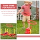 thumbnail image 3 of Juego de lanzamiento de anillos parabólicos de 20 piezas para adultos, juguetes para niños, juegos de carnaval interactivos de plástico rojo, 3 of 6