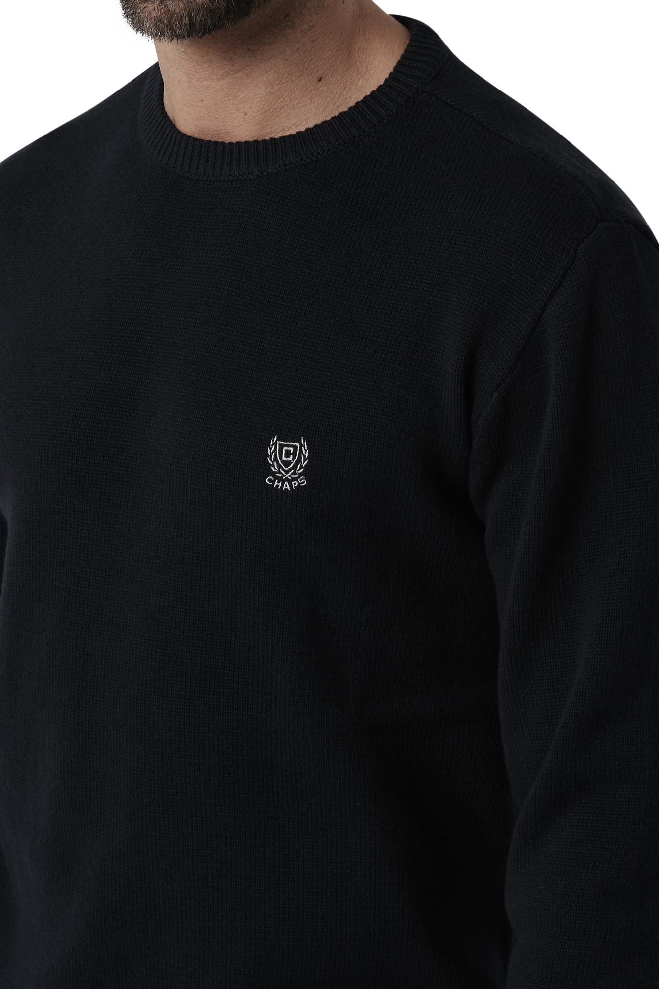 Chaps Men's & Big Men's Original Crewneck Solid Sweater