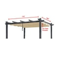 thumbnail image 5 of Garden Winds Replacement Canopy Top Cover Compatible with the Purple Leaf ZYMPG1012 Pergola 10x12 and Most 10' x 12' Retractable Pergolas - Riplock 350, 5 of 9
