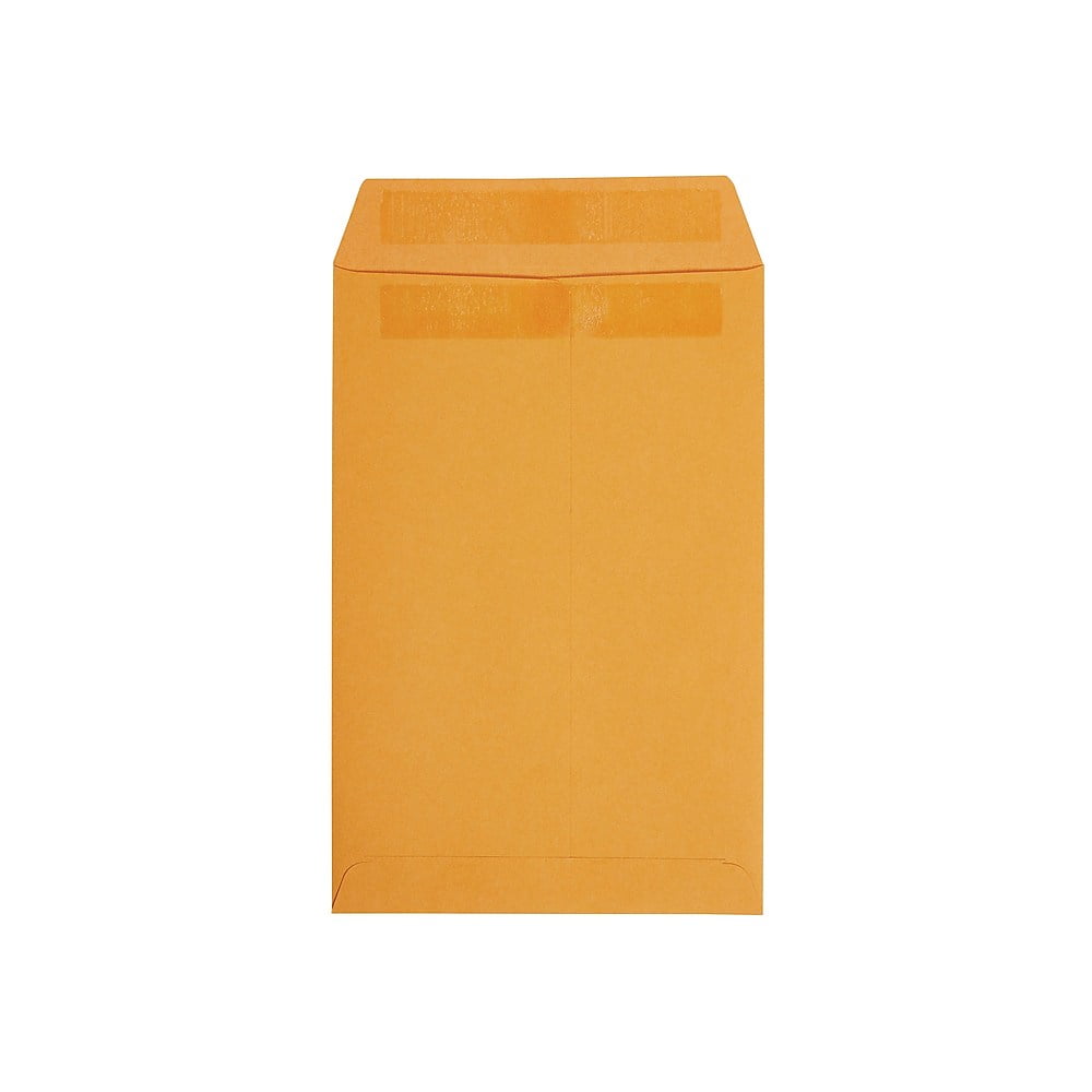 Staples SelfSealing Kraft Catalog Envelopes 6" x 9" Brown 100/BX