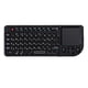 thumbnail image 2 of Teclado inalámbrico Ordenador portátil Inalámbrico 3 en 1 Mini teclado Touchpad Mouse, Ruso, Blanco con retroiluminación Vogacara EL000310-03B, 2 of 2