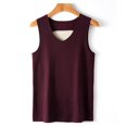thumbnail image 2 of DHFJKG Thermal Tank Tops Women Underwear Sleeveless Undershirt Camisole Warm Base Layer V Neck Insulated Trendy Tops, 2 of 3