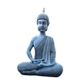 thumbnail image 1 of Buda escultura fengshui figurine central cubierta decoración de adornos de resina para sala de estar gabinete de televisión en interiores 15CMX12CMX24CM, 1 of 8