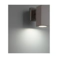 thumbnail image 6 of WAC Lighting Cubix 1-Light LED Aluminum Indoor or Outdoor Wall Light in Bronze, 6 of 10