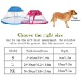 thumbnail image 2 of Pet Cone Recovery Dog Cone Adjustable Dog Collar Clear Padded Collar, 2 of 4
