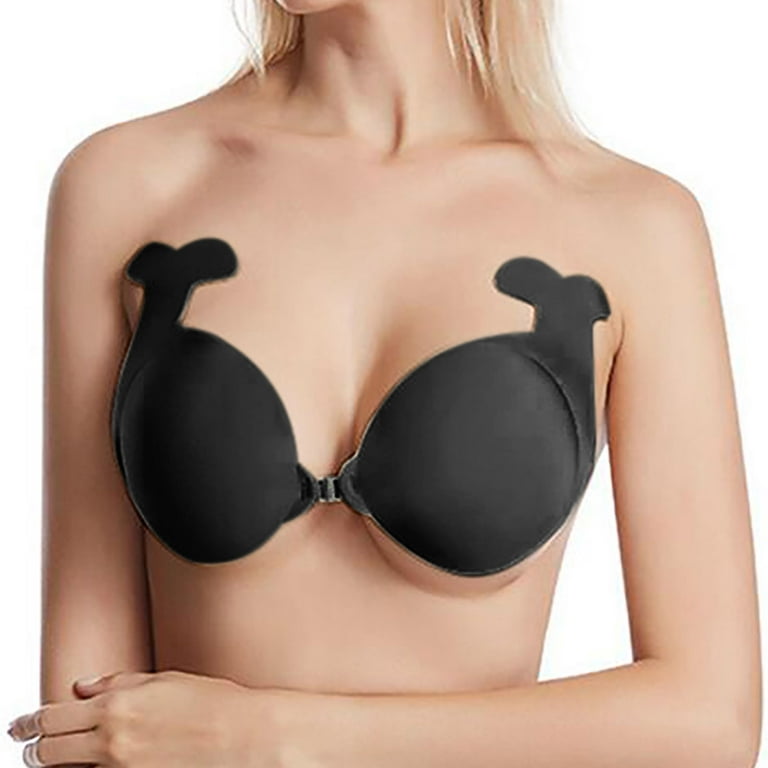 JGTDBPO Sticky Bra For Women Nipple Cover Strapless Bras Invisible Bra Tape  Silicone Chest Sticker Lift Seamless Bra Waterproof 1 Pair