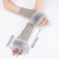 thumbnail image 5 of Osdhezcn Fingerless Arm Warmer for Women Teens Comfortable Decorative Arm Sleeves Fashion Armwear Winter Autumn Warm Accessory, 5 of 20