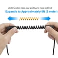 thumbnail image 3 of Coiled Cable for Lenovo Idea Tab Pro (2025)/Tab M11 - USB-C to TYPE-C Fast Charger Cord Power Wire Sync, 3 of 6