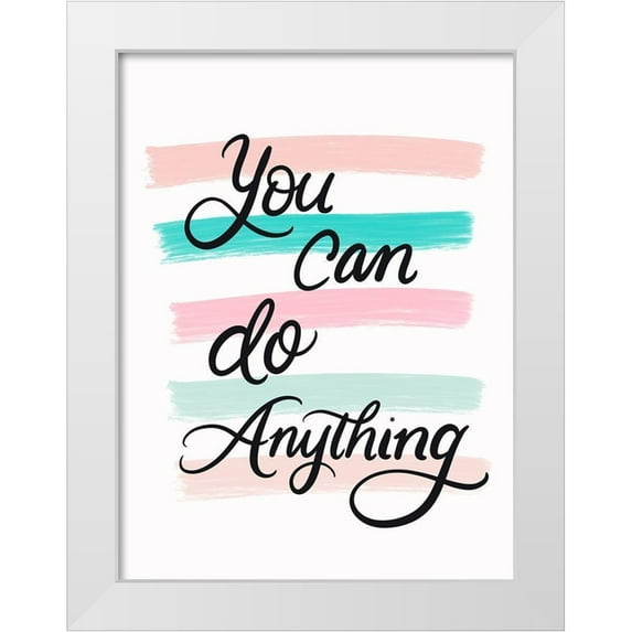 Batista, Dee 25x32 White Modern Wood Framed Museum Art Print Titled - Anything