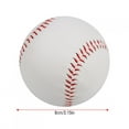 thumbnail image 1 of Noref Soft Baseball Ball, Soft Baseball,Soft Filling Practice Trainning PVC Hand Sewing Softball Baseball, 1 of 8