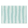 thumbnail image 1 of Aqua Cutting Board, Vertical Striped Pattern with Sketchy Lines Hipster and Grunge Design Ikat Inspired, Decorative Tempered Glass Cutting and Serving Board, Large Size, Seafoam White, by Ambesonne, 1 of 1