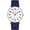 Blue, variant on VAVC Nurse Watch Women With Big Dial 40MM Easy to Read Leather Strap