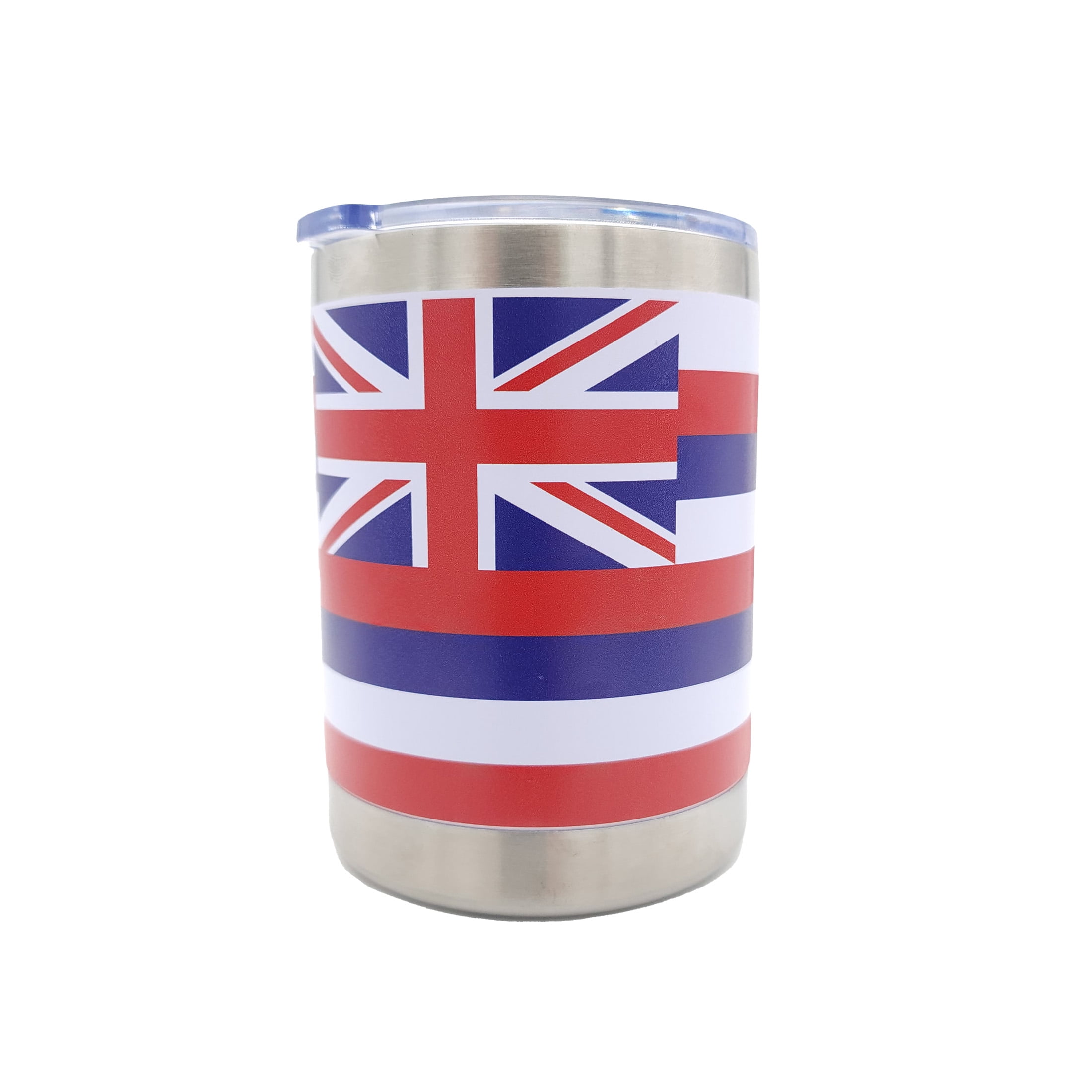 HI HPI Hawaii Personalized 10 oz Hawaii Flag Stainless Steel Tumbler