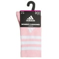 Women's adidas Cushioned 3Stripe 3.0 3Pack Crew Socks Color Grey
