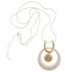 thumbnail image 1 of Collar geométrico Zulema de cadena Redonda oro, 1 of 8