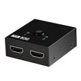 thumbnail image 1 of Interface Multimédia HD Interrupteur Bidirectionnel 2 Entrées 1 Sortie Séparateur 4K pour Ordinateurs Portables Moniteurs Projecteurs, 1 of 7
