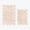 Blush Pink, variant on Scallop Bath Mat Set Two Piece