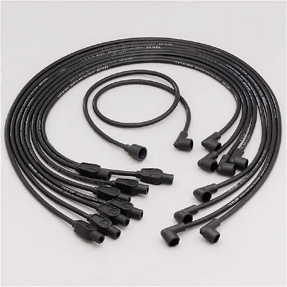 TAYLOR CABLE 73055 180 Degree Black Spark Plug Wire Set- 8 mm.