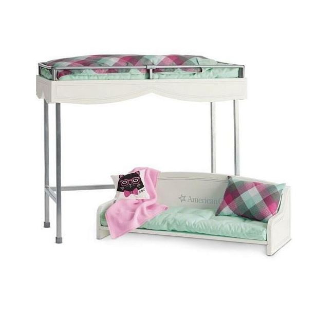 american girl bunk bed and bedding