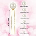 thumbnail image 3 of 36Pcs Pearl Hair Pins Bridal Hair Pearls Wedding Preals for Hair Pearl Bobby Pins Pearl Wedding Hair Pins for Women Girl( 6 Sizes), 3 of 5
