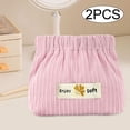 thumbnail image 1 of Bolsa de cosméticos de pana Salvador 2 piezas rosa, 1 of 10