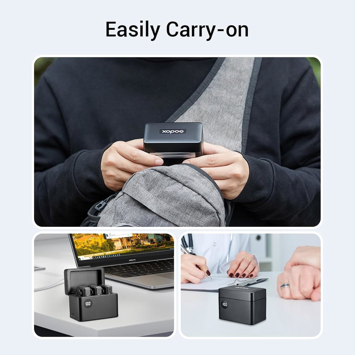 Godox ML II-C4 Charging Case for MoveLink II Wireless Lavalier Microphone