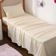 thumbnail image 1 of Juego de sábanas Bedsure Twin XL para dormitorio, 3 piezas, color beige, 1 of 7