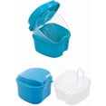 thumbnail image 5 of Denture Case Orthodontic Dental Retainer Box False Teeth Storage Container Denture Cleaning Box, 5 of 5