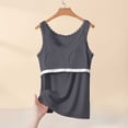 thumbnail image 6 of Aboser Tank Tops with Built in Bras for Women Plus Size Padded Shirts Soft Sleeveless Basic Tees Summer Seamless Layering Shirt Y2K Preppy Clothes, 6 of 7