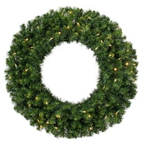 Vickerman 36" Douglas Fir Artificial Christmas Wreath, Warm White LED Lights