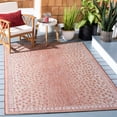 thumbnail image 2 of SAFAVIEH Courtyard Regent Animal Indoor/Outdoor Area Rug, Rust/Beige, 5'3" x 7'7", 2 of 11