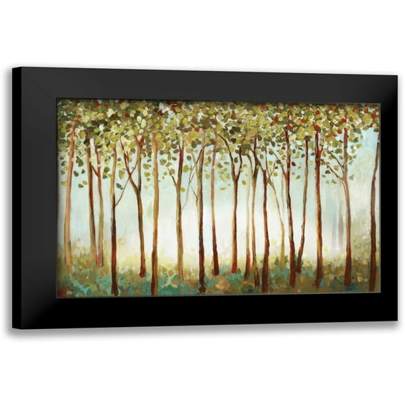Pearce, Allison 14x11 Black Modern Framed Museum Art Print Titled - Riverside Forest