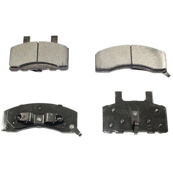 Front Brake Pad Set - Compatible with 1992 - 1999 GMC K2500 Suburban 1993 1994 1995 1996 1997 1998