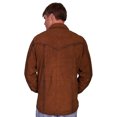 thumbnail image 2 of Scully 78-142-S Western Mens Shirt- Brown - Small, 2 of 3