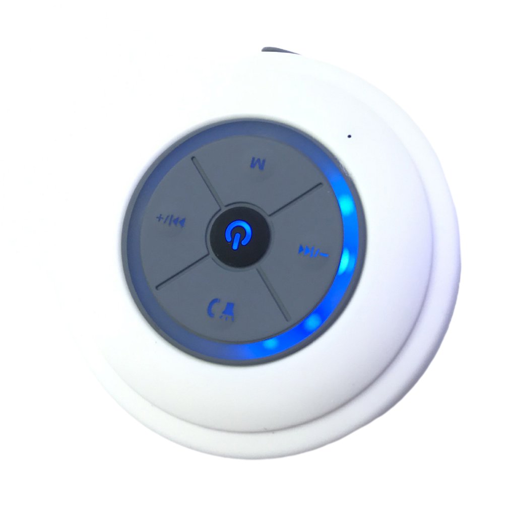 New Gift Q9 Wireless Portable Shower Subwoofer Speaker With LED Light