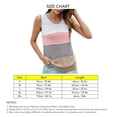 thumbnail image 4 of Camisa De Bloque De Color, Chaleco Suelto Para Mujer, Estilo Suelto, Cuello En U, Hueco Para Verano ANGGREK Cocina, Decoración y Otros, 4 of 5