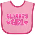 thumbnail image 3 of Inktastic Glamma's Girl Girls Baby Bib, 3 of 4