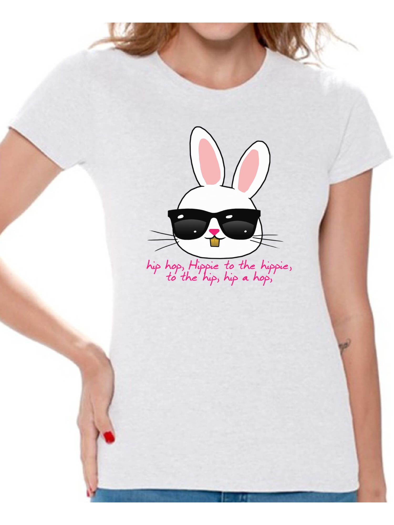 Awkward Styles Hip Hop Easter Bunny Shirt Easter T Shirt Women Easter ...