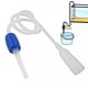 thumbnail image 1 of Sifón de limpieza de acuarios. Bomba manual de depuración de arena, bomba de sifón con una sola mano para drenajes de acuario y cambios de agua en minutos (azul), 1 of 5