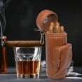 thumbnail image 4 of BKRE Leather Cedar Round Functional Storage For Enthusiasts Perfect For Lovers, 4 of 6