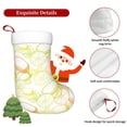 thumbnail image 5 of Yiaed Lemon Potatoes Print Christmas Stockings, Christmas Stockings Hanging Ornaments, Christmas Stockings for Family Christmas Holiday Decorations, 5 of 7