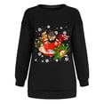 thumbnail image 4 of Fesfesfes Ugly Xmas Sweater Women's Tops Winter Christmas Dog Classic Printing Pullover Loose Sweatshirt, 4 of 6